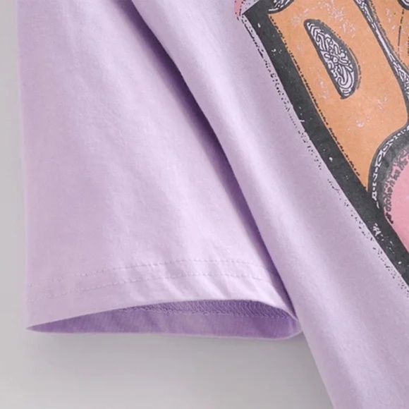 Lilac The Doors Rock Band Music Graphic Tee - Picture 6 of 7